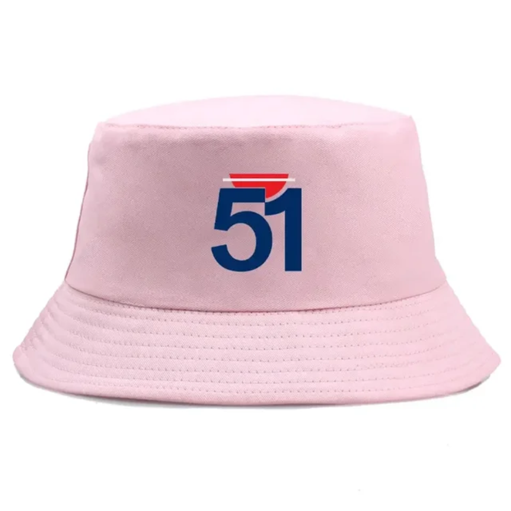 Bob de couleur rose avec inscrit le logo Pastis 51.